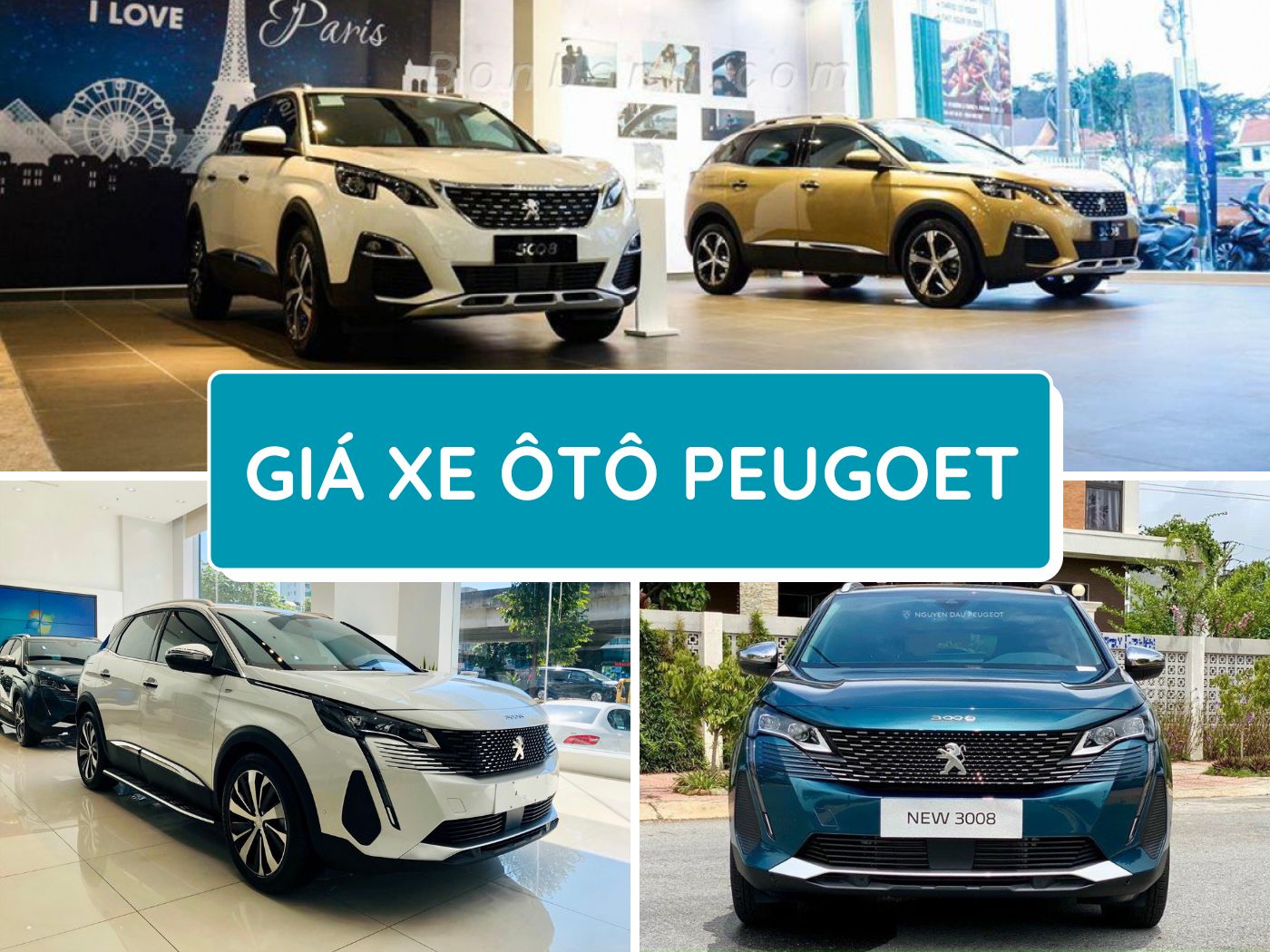 Bảng giá xe ô tô Peugeot mới nhất