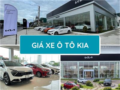 Bảng giá xe ô tô KIA mới nhất