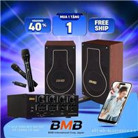 BỘ KARAOKE BMB HOME PACKAGE - LOA BMB CSH 200 + AMPLY BMB DAH 100